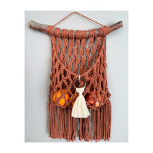 Load image into Gallery viewer, Macrame Wall Basket
