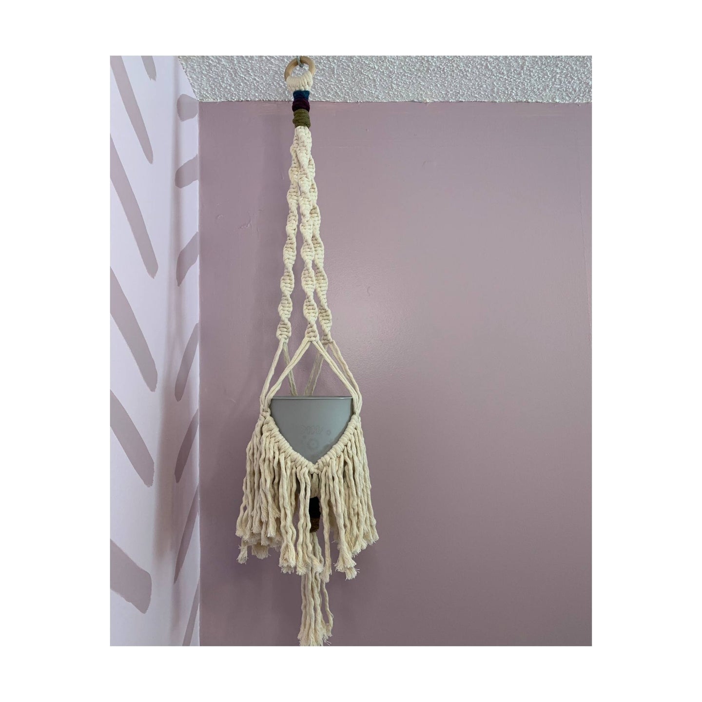 Macrame Fringe Plant Hanger