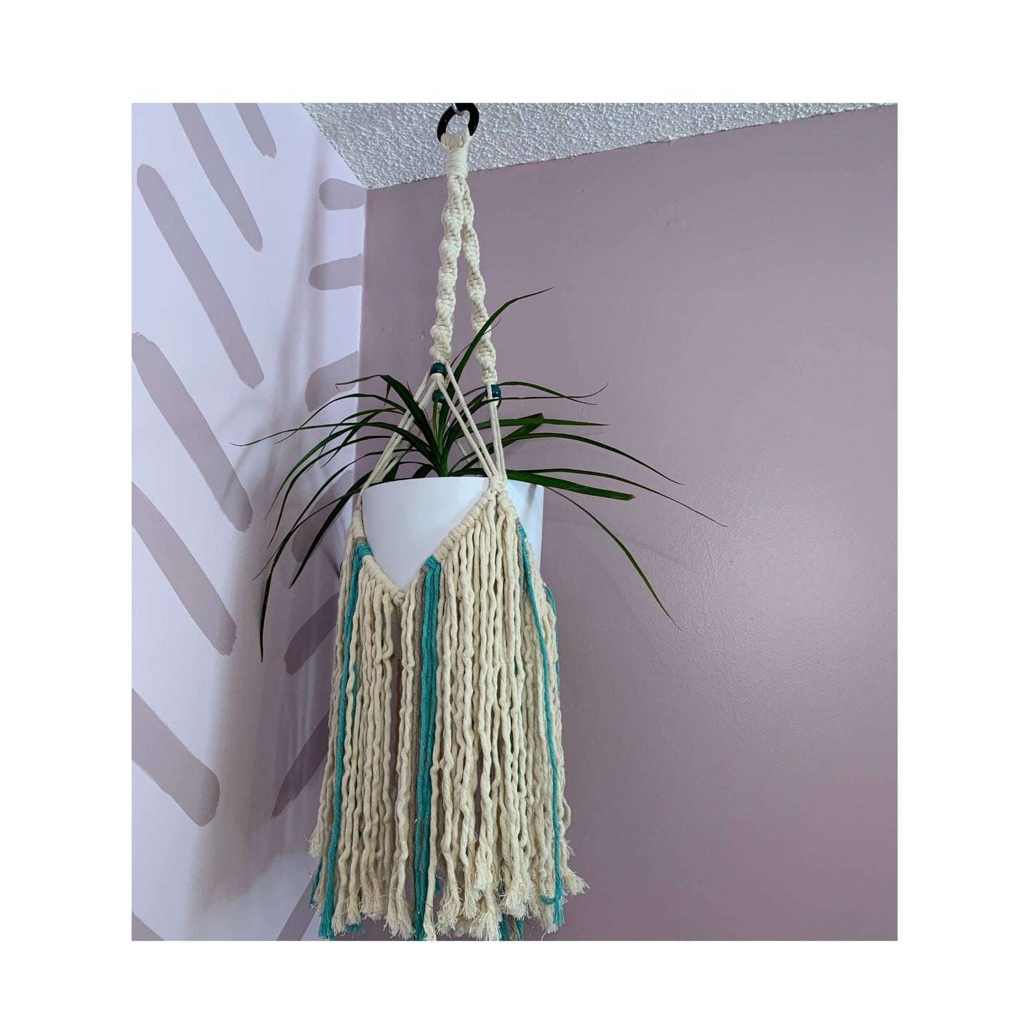 Macrame Fringe Plant Hanger